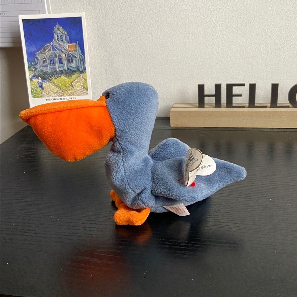 RETIRED NWT Beanie Babies Scoop the Pelican, 1996 - Picture 5 of 8